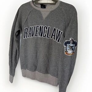 Harry Potter Ravenclaw Sweatshirt XS Universal Studios Gray Crest Hogwarts